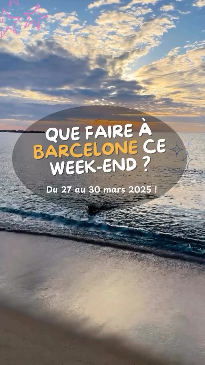 Voilà notre best of des événements du week-end du 27 au 30 mars à Barcelone !