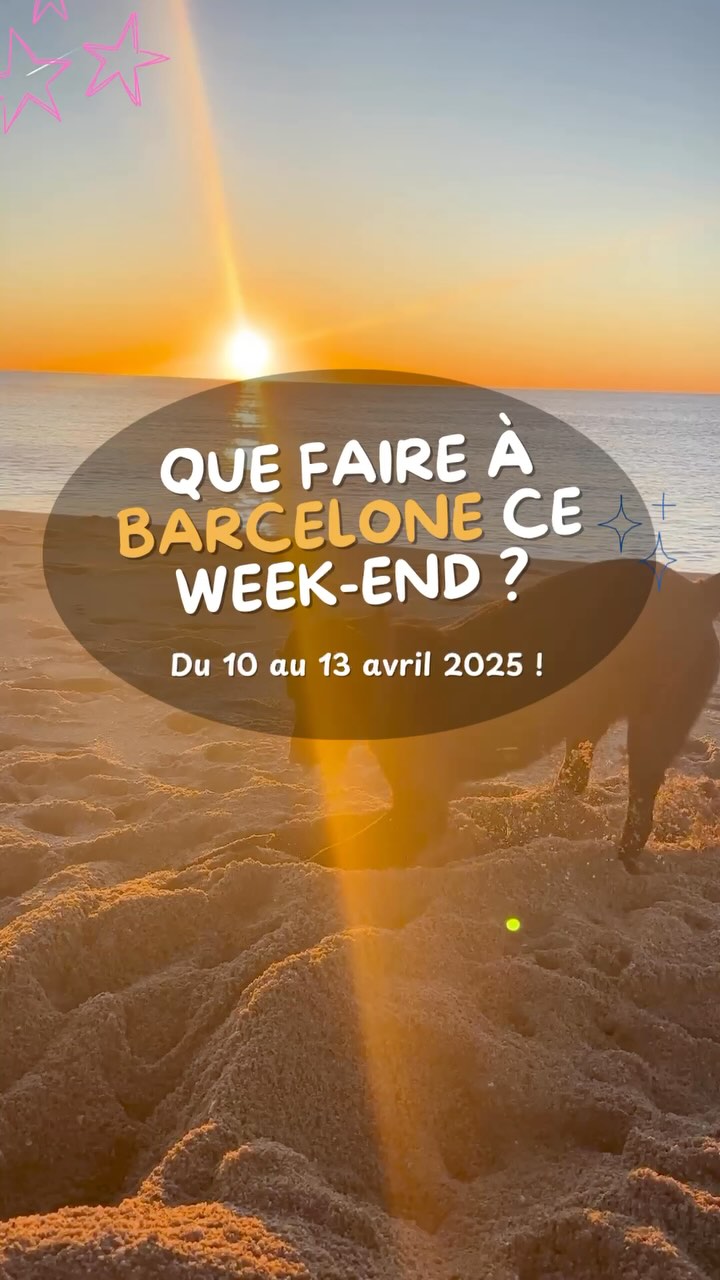 Voilà notre best of des événements du week-end du 10 au 13 avril à Barcelone !