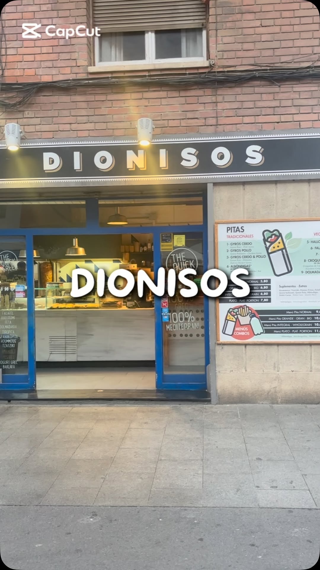 Holà! Aujourd’hui on vous emmène à Dionisos, un petit restau de sandwichs gre...