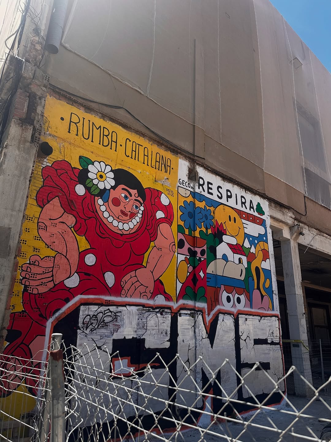 Petit échantillon des œuvres de Street Art à Barcelone ! ☺️