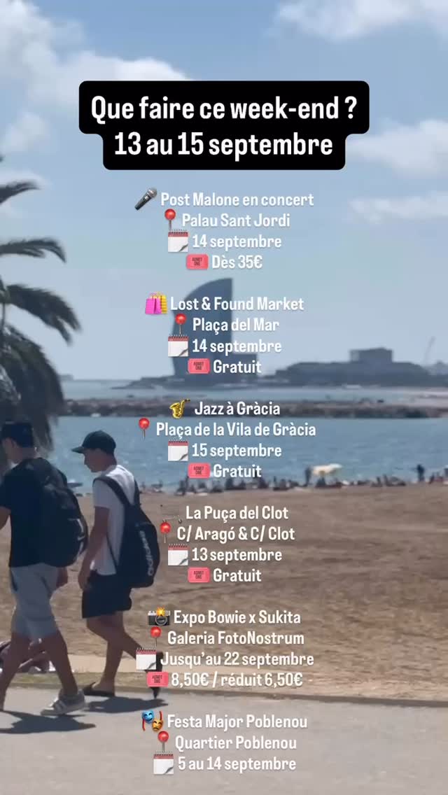 Ce week-end à Barcelone s’annonce bouillant ! Voici les 6 plans à ne pas rate...