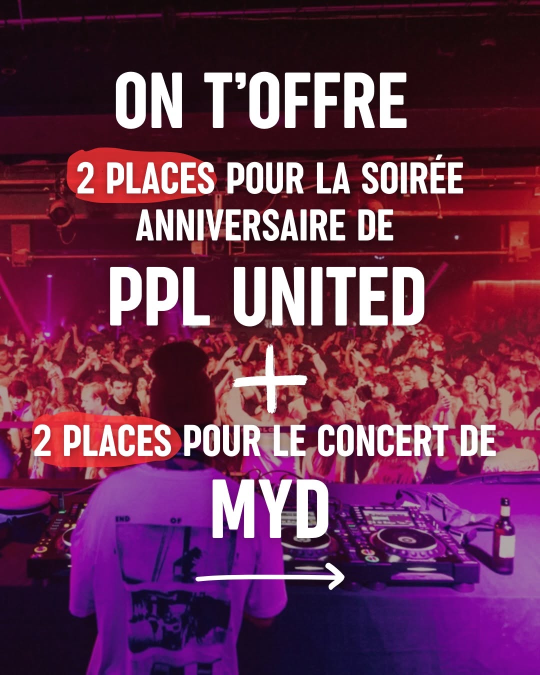Pour fêter l'anniversaire de PPL UNITED, on te fait gagner :