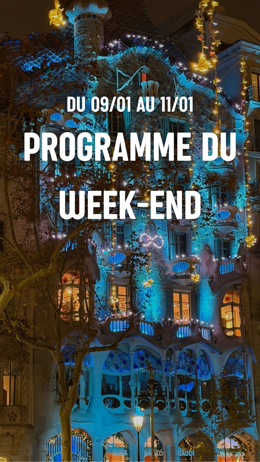 Voici 5 plans parfaits pour bien commencer l'année du 9 au 11 janvier