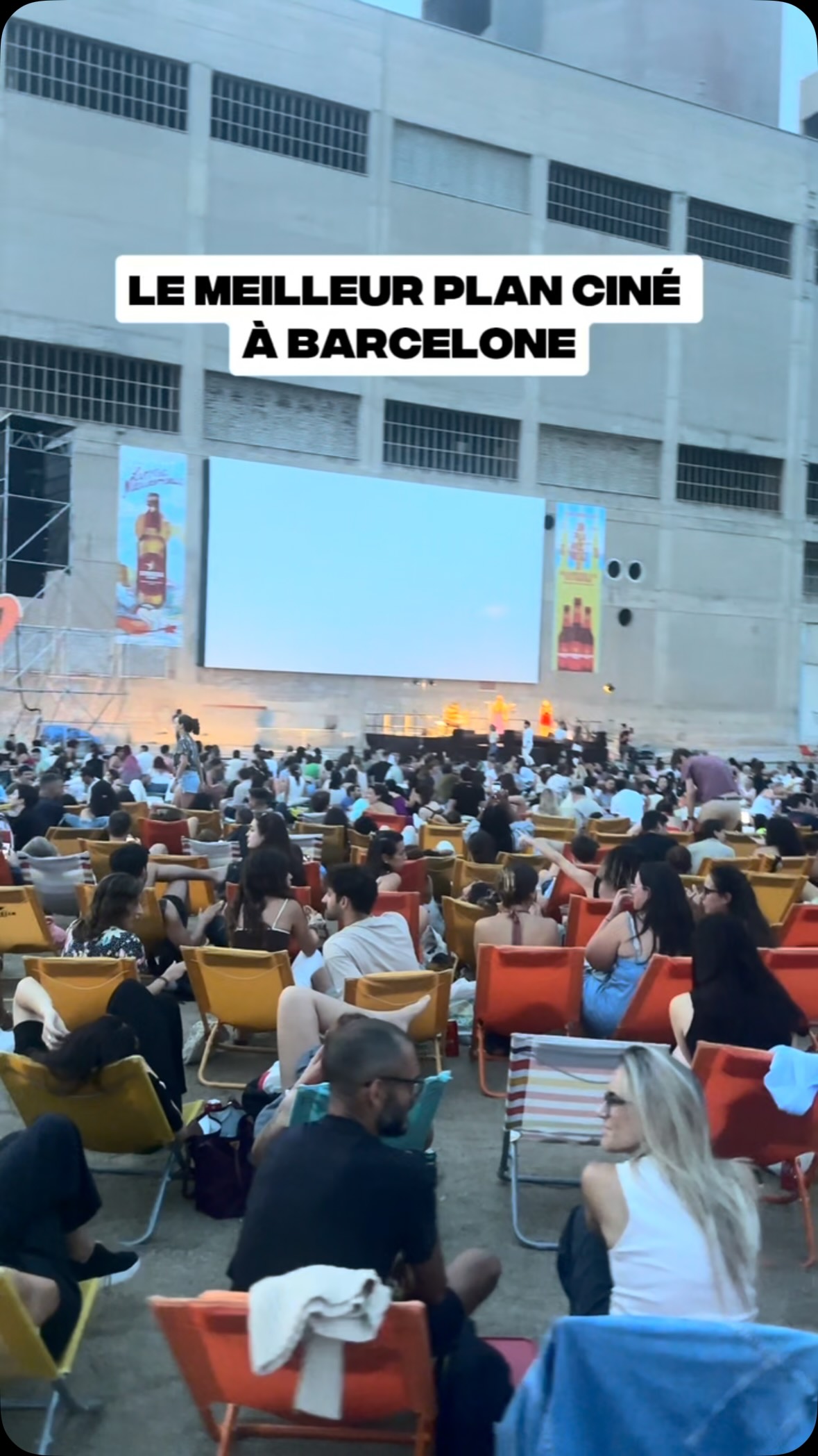 Sala Montjuïc - cinéma en plein air sous les étoiles à Barcelone