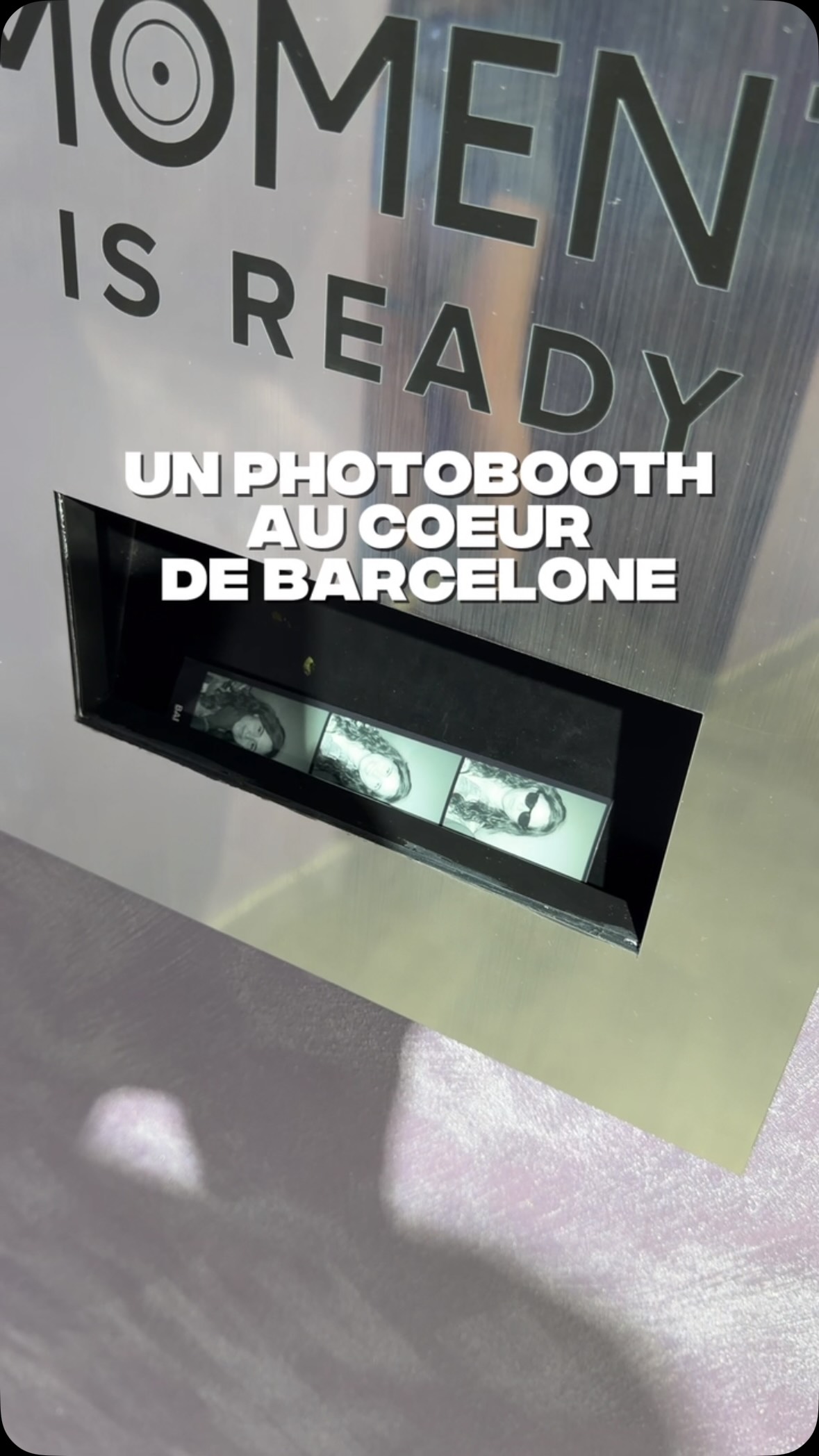 Moment Photobooth - le photobooth insolite du Barri Gòtic