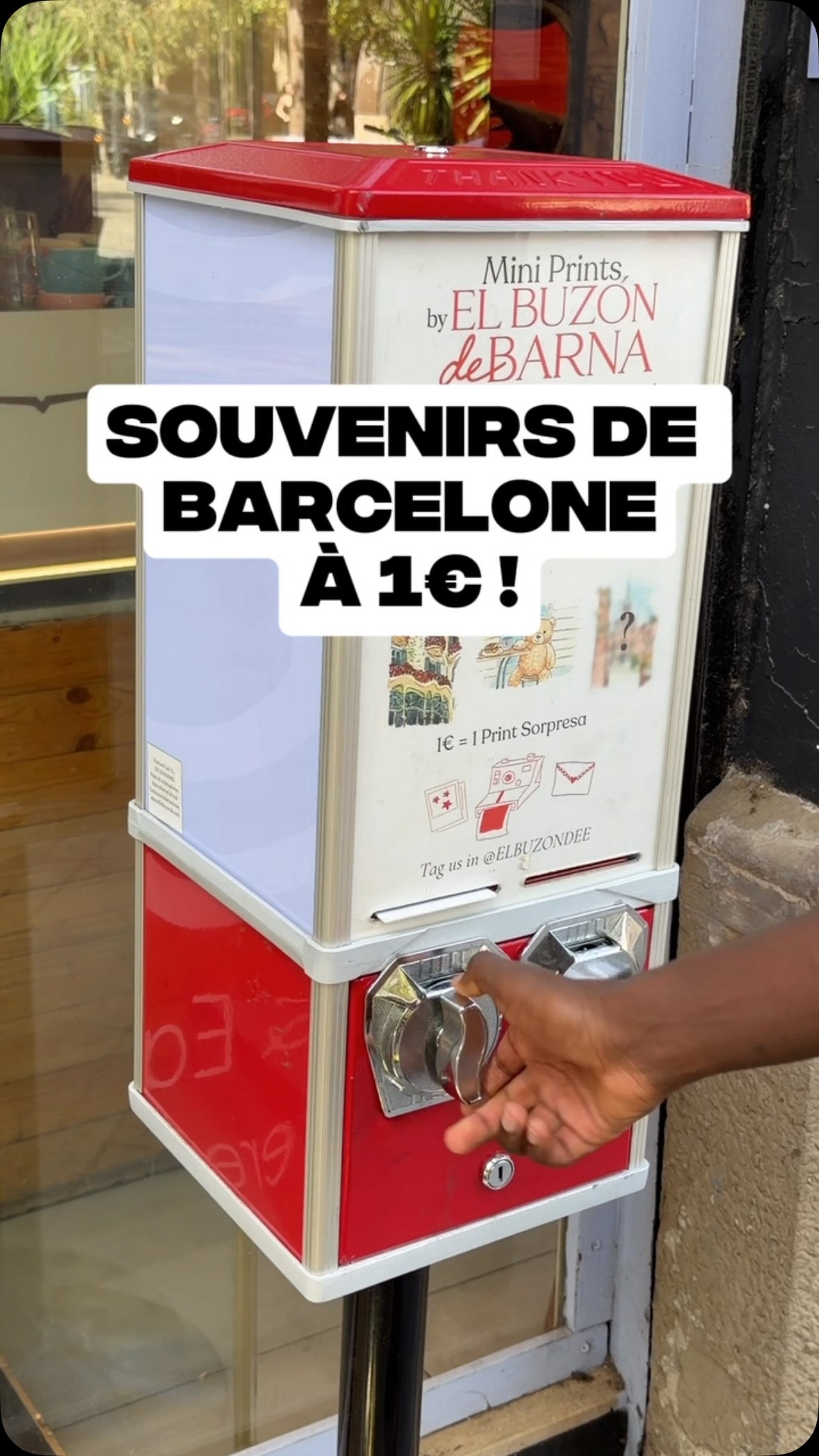Des illustrations de Barcelone à 1 € - l'idée souvenir